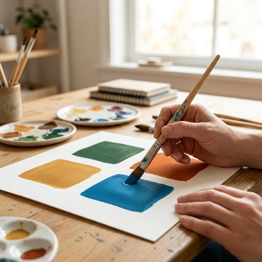 Applying an Opaque Gouache Layer