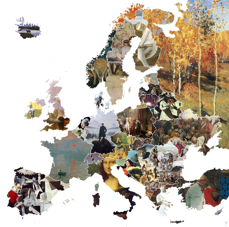 Art Map of Europe. Do You Know Which Artist Represents Slovakia?