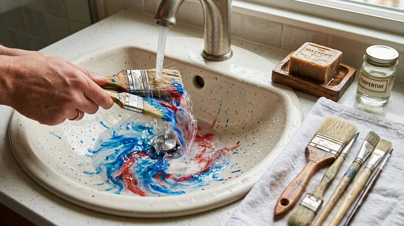 How to Clean Brushes After Painting?