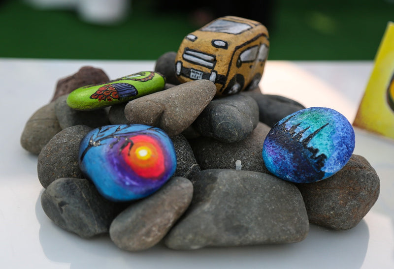Painting Rocks With Kids: Cheerful and Colorful Rocks