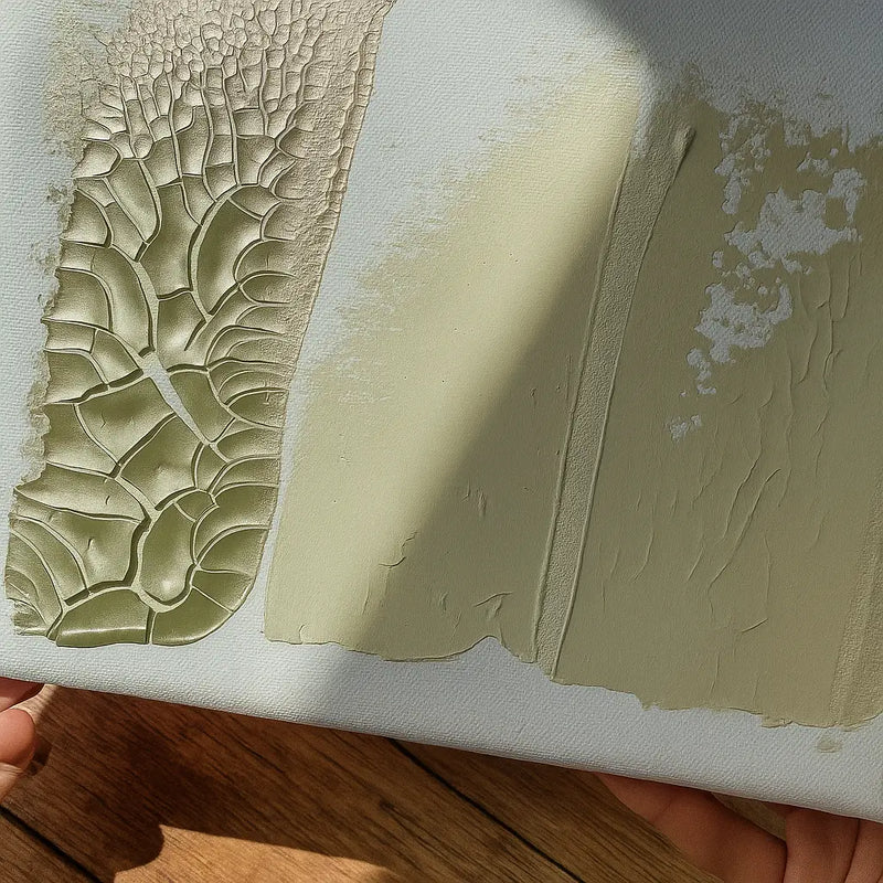 Mixing Crackle Paste with Acrylic Paint: What Happens When Gold Meets White?