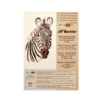 100-Sheet Cream/Gray-Brown Sketch Pad | various sizes — image 1