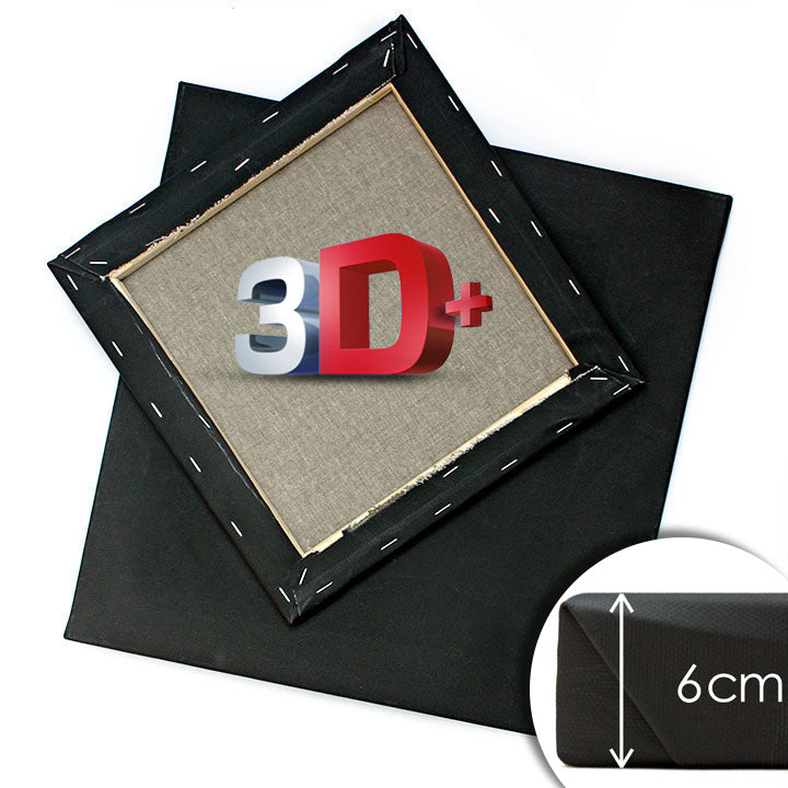 3D+ Black Stretched Canvas PROFI | various sizes, image 2