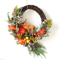 3D Decorative Brown Berry Branches, Set of 4