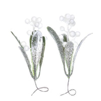 3D Decorative Mistletoe Branches, Set of 2