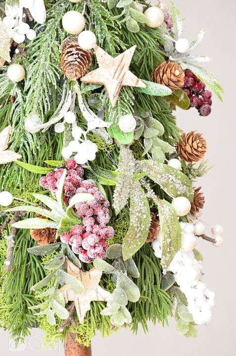3D Decorative Mistletoe Branches, Set of 2