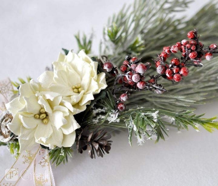 3D Decorative Red Branches, Set of 3