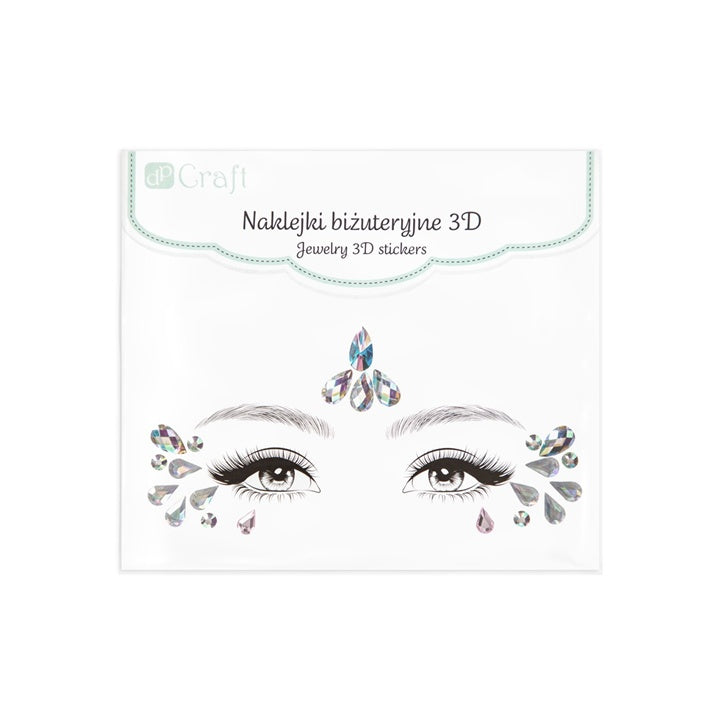 3D Face Stickers with Gems