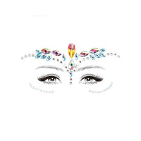 3D Face Stickers with Gems – Radiant Shine