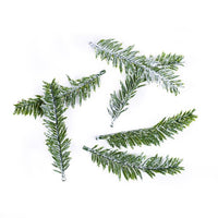 3D Green Branches, Set of 6