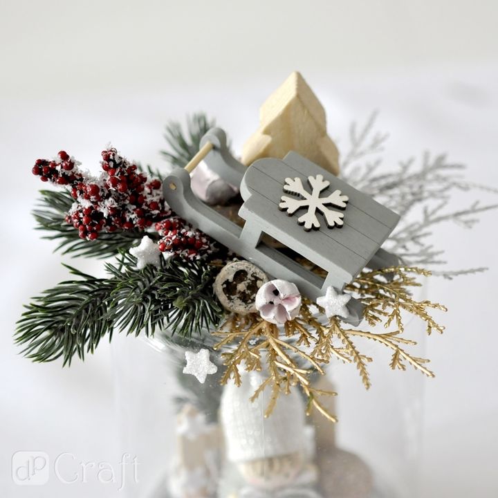 3D Green Branches, Set of 6