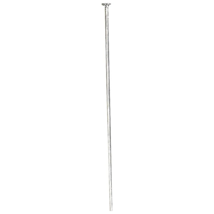 50 mm Head Pins with Flat Ends