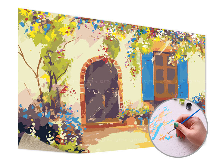 A Day of Paint by Numbers in Florence, without frame