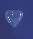 Acrylic Heart Pentart 16 cm