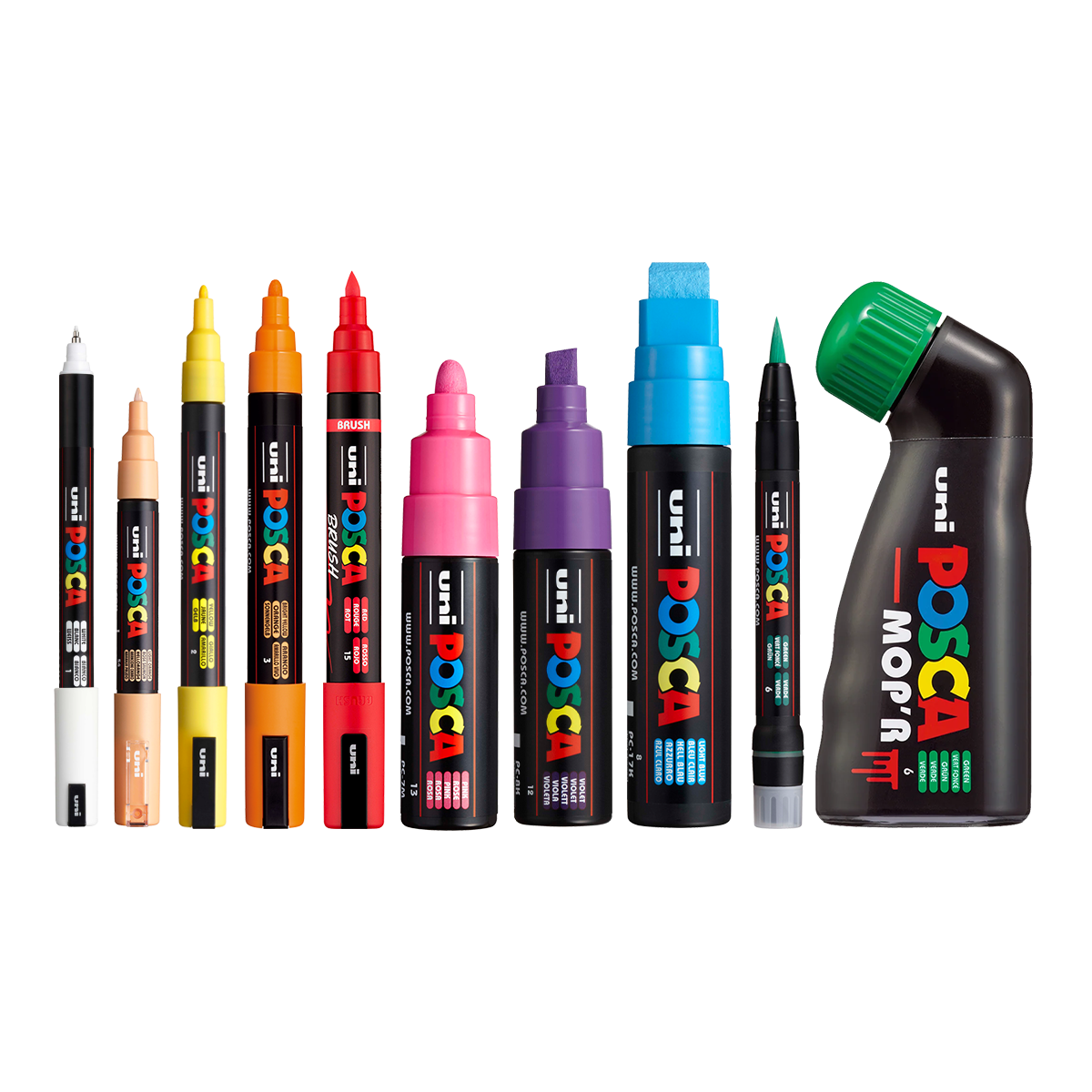 Acrylic marker Posca PC-5M, 1.8 – 2.5 mm, Grape Green