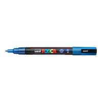 Acrylic Marker UNI POSCA PC-3ML 0.9 - 1.3 mm Glitter – blue (L33