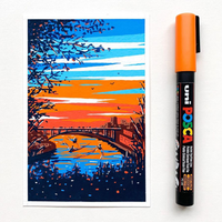 Acrylic Marker UNI POSCA PC-3ML 0.9 - 1.3 mm Glitter