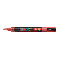 Acrylic Marker UNI POSCA PC-3ML 0.9 - 1.3 mm Glitter – red (L15