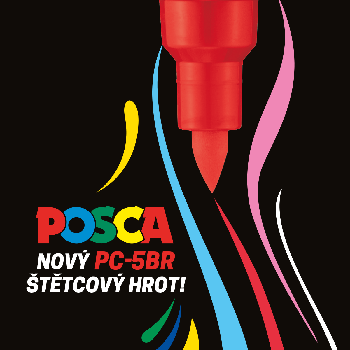 Acrylic marker UNI POSCA PC-5BR 1 - 4 mm