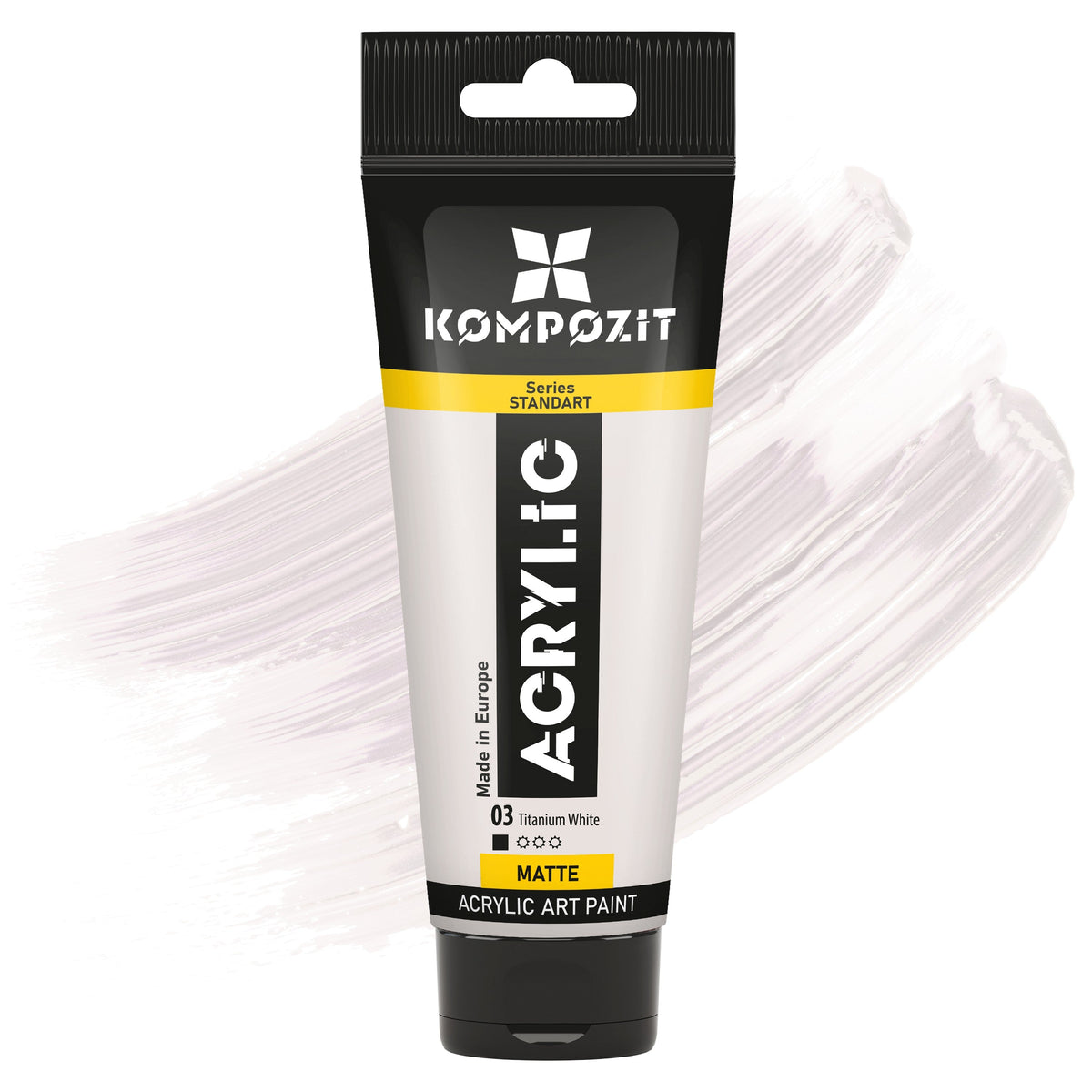 Acrylic paint Kompozit STANDART 75 ml – 03 Titanium White
