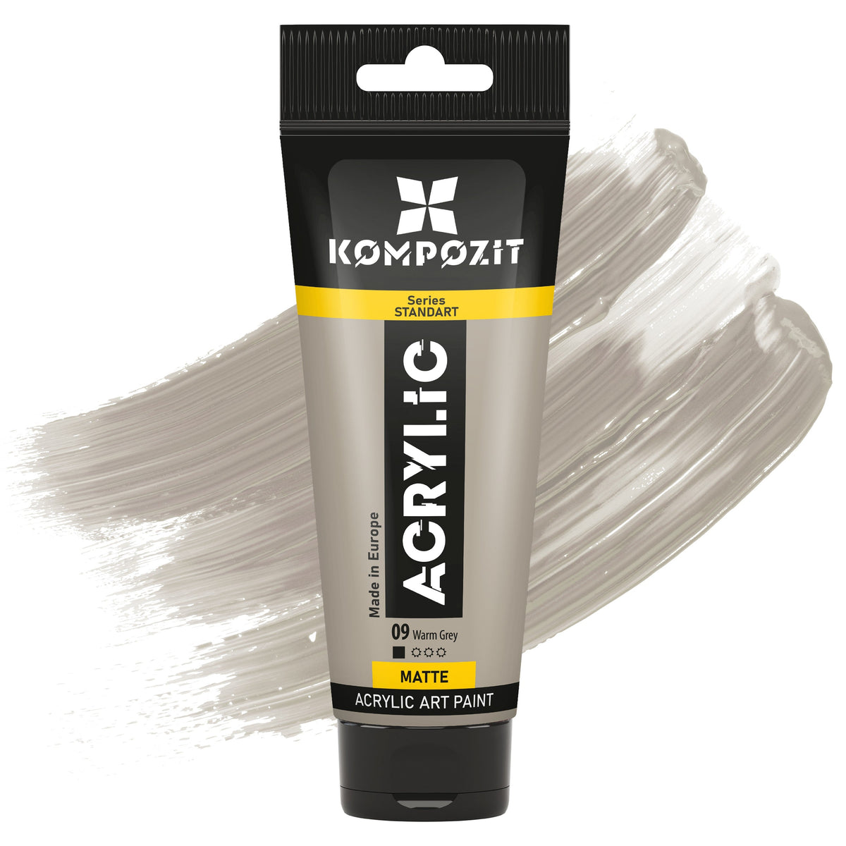 Acrylic paint Kompozit STANDART 75 ml – 09 Warm Gray