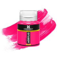 Acrylic paint Kompozit STANDART Fluorescent 20 ml – 114 Fluorescent Pink