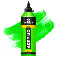 Acrylic Paint Kompozit STANDART Fluorescent 500 ml – 112 Fluorescent Green