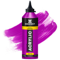 Acrylic Paint Kompozit STANDART Fluorescent 500 ml – 115 Fluorescent Violet