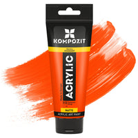 Acrylic Paint Kompozit STANDART Fluorescent 75 ml – 113 Fluorescent Orange