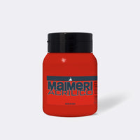 Acrylic paint Maimeri Acrilico 500 ml – Permanent Red Deep