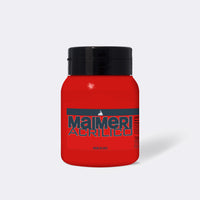 Acrylic paint Maimeri Acrilico 500 ml – Permanent Red Medium