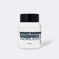 Acrylic paint Maimeri Acrilico 500 ml – Platinum White