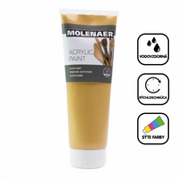 Acrylic Paint Molenaer 250 ml – Gold