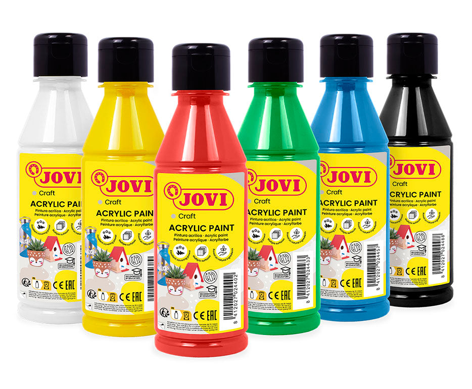 Acrylic Paint Set JOVI Jovidecor 6 x 250 ml Variant A