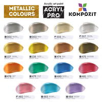 Acrylic Paint Set Kompozit ACRYL PRO BOX 73 x 75 ml