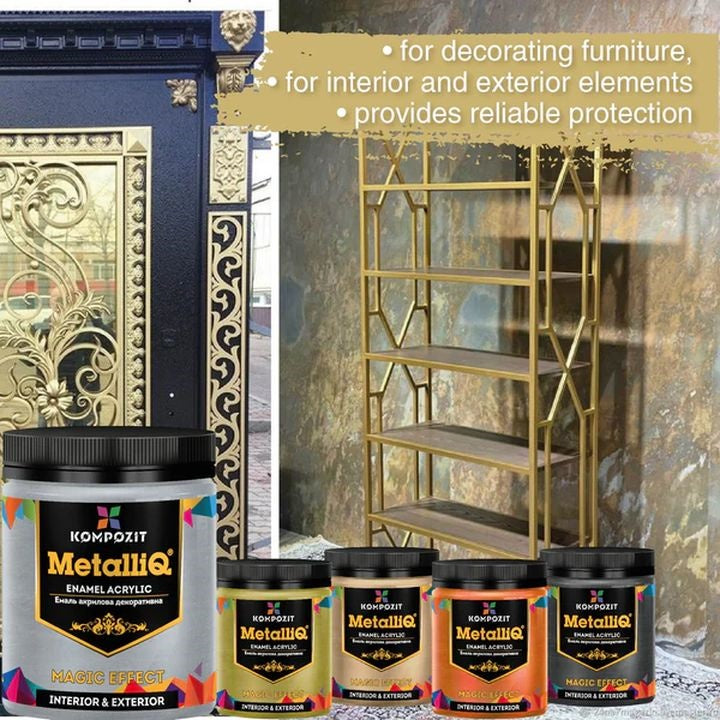 Acrylic Paint with Metallic Effect 500 g | various shades — image 2