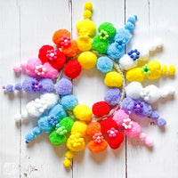 Acrylic Pom-Poms, 1 cm - 120 pcs | various colors - image 2