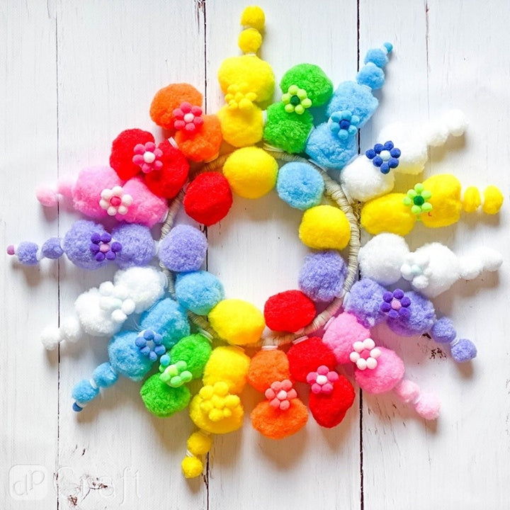 Acrylic Pom-Poms, 1 cm - 120 pcs | various colors - image 2