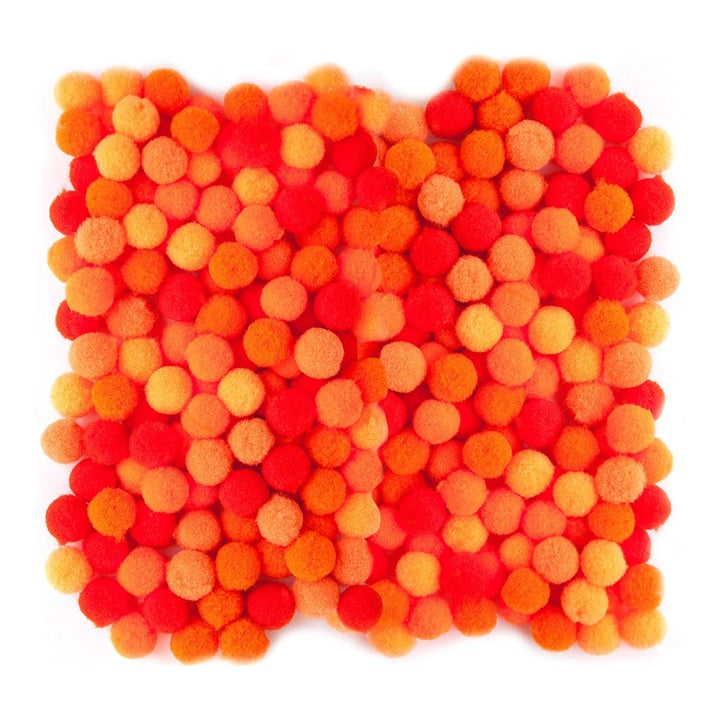 Acrylic Pom-Poms, 1 cm - 120 pcs | various colors - image 3