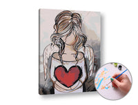 Angel Paint by Numbers – Low Difficulty | various sizes and framing options — image 2