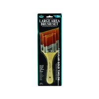 Angled Brushes for Ground and Gesso Priming - Set of 3