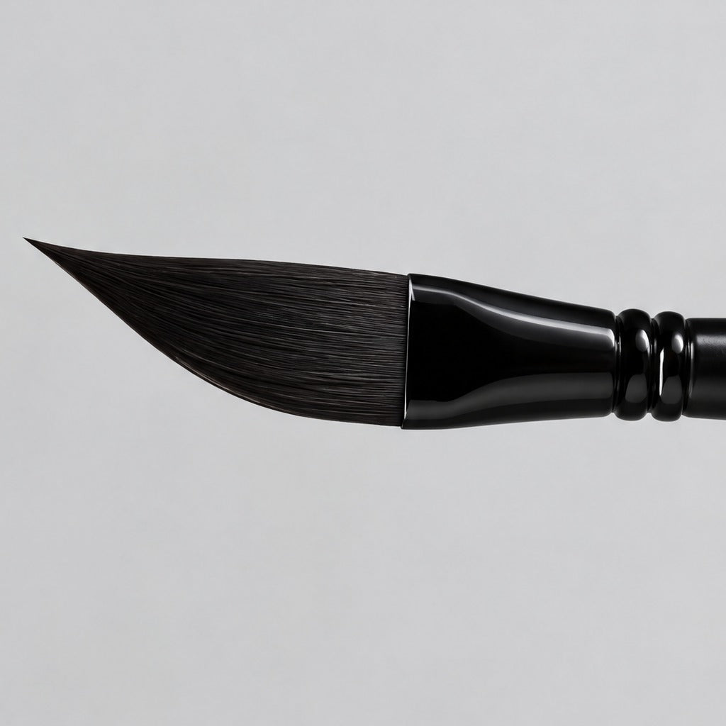 Angled Watercolor Sword Liner Brush – Size 1 – 4