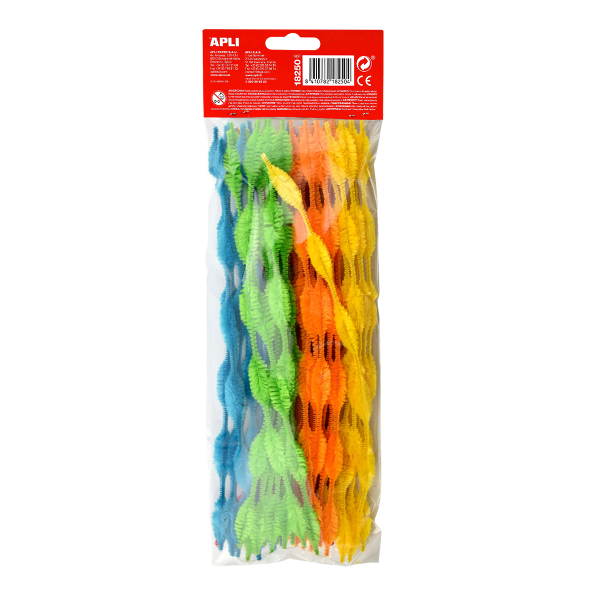 APLI Bumpy Shaped Pipe Cleaners - Color Mix