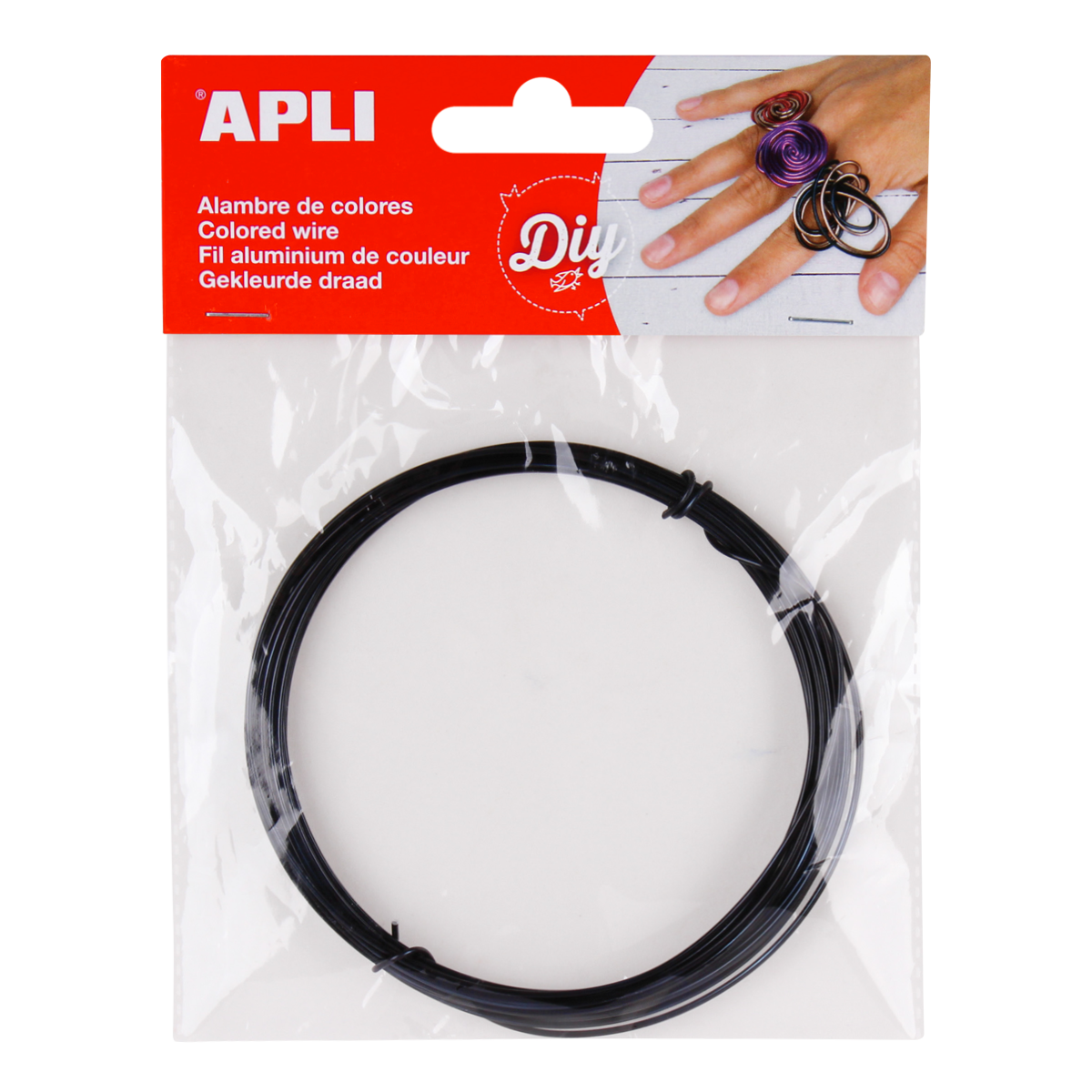 APLI Modeling Wire, 1.5 mm × 5 m – black