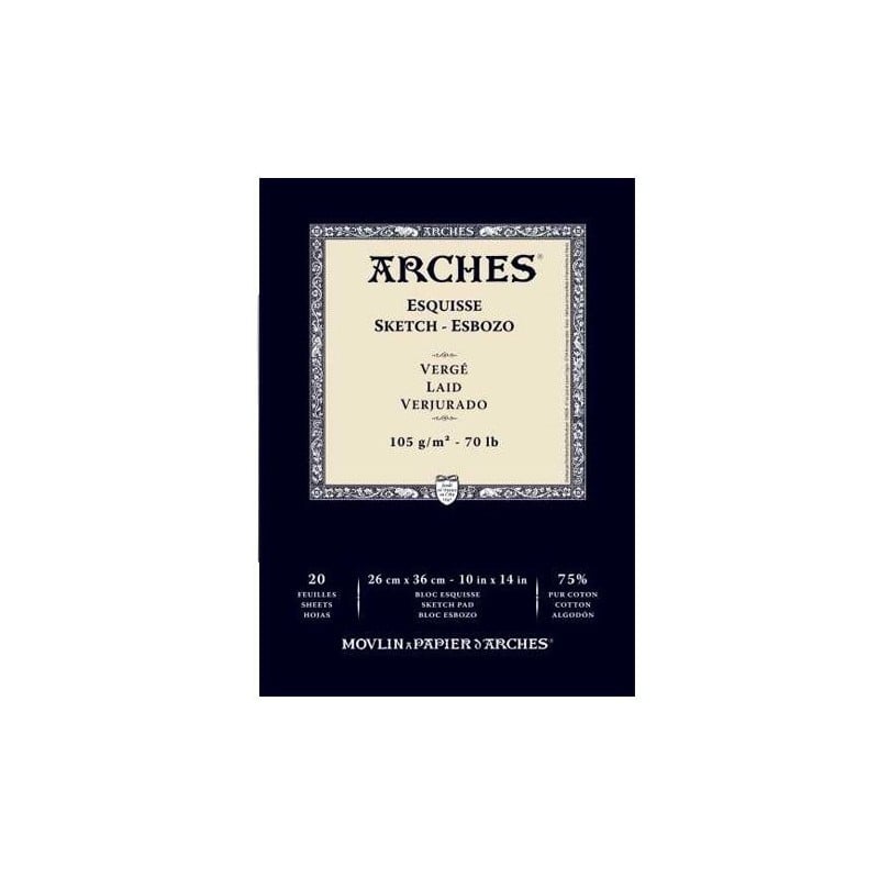 ARCHES Sketching Pad 105 g/m² 23 x 26 cm - 20 sheets