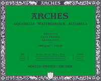 ARCHES Watercolour Block CP Natural White 300 g/m² - 20 sheets