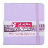 Art Creation Sketchbook 12 x 12 cm – Pastel Purple