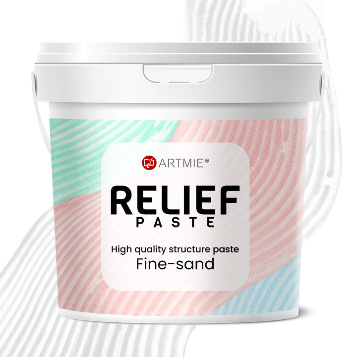 ARTMiE Relief Paste Fine-Sand 3D Relief Paste Bucket with Fine-Grain Texture