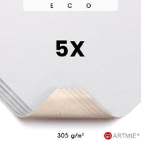 ARTMiE ECO Canvas Samples, Set of 5 | various sizes — image 1