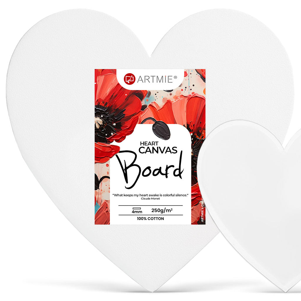 ARTMiE Heart Canvas Board | various sizes — image 1